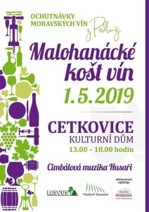 Malohanácké košt vín - Cetkovice (1.5.)